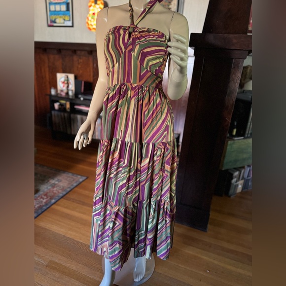 Summer dress halter 70’s inspired - Picture 2 of 6